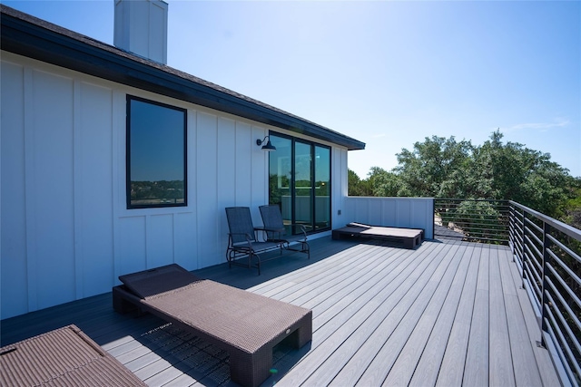 18605 Lakeland Dr, Point Venture, TX 78645 - view of wooden deck