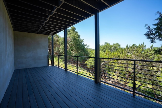 18605 Lakeland Dr, Point Venture, TX 78645 - view of wooden deck