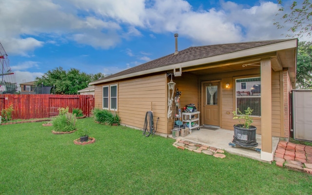 10406 Tenleyton Ln, Houston, TX 77075 - back of house featuring a patio area