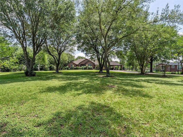 21007 Cook Rd, Tomball, TX 77377 - view of green lawn featuring a gazebo