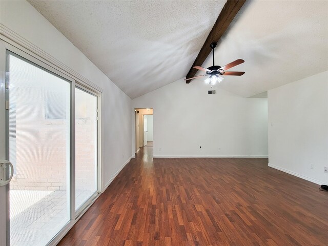 18515 Sweetmeadow Dr, Spring, TX 77379 - unfurnished room with wood finished floors, healthy amount of natural light, ceiling fan, baseboards, and a textured ceiling