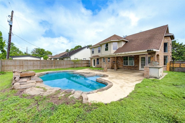 6613 Whitton Dr, Houston, TX 77085 - view of pool featuring a patio