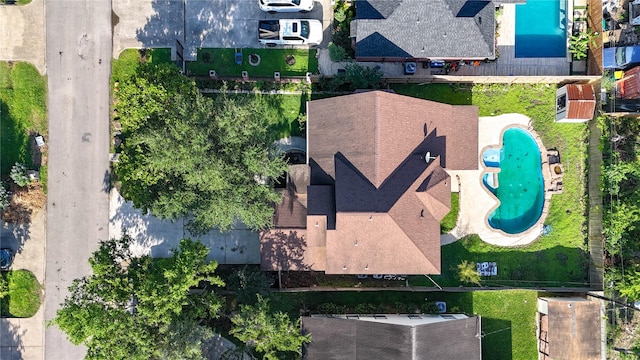 6613 Whitton Dr, Houston, TX 77085 - aerial view of a pool area