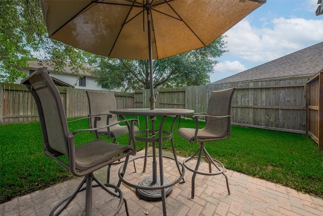 view of patio