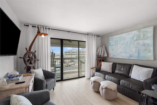 6102 Seawall Blvd Unit 290, Galveston, TX 77551 - living room with light wood-style flooring