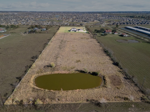 4343 Schlipf Rd, Katy, TX 77493 - aerial overview of property's location with a large body of water