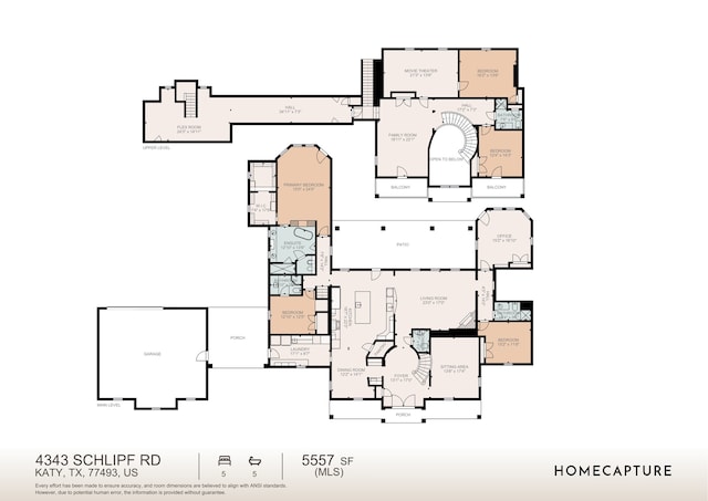 4343 Schlipf Rd, Katy, TX 77493 - property floor plan