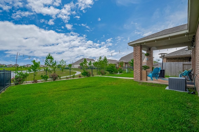 4314 Reese Ravine Ln, Katy, TX 77493 - view of yard with a patio and a residential view
