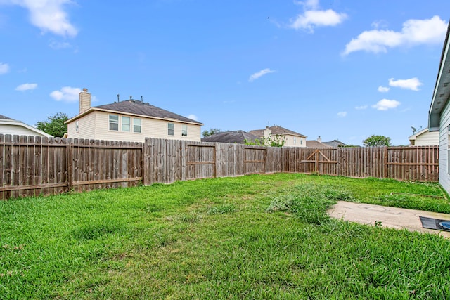 view of yard