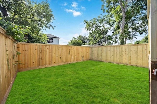 view of yard