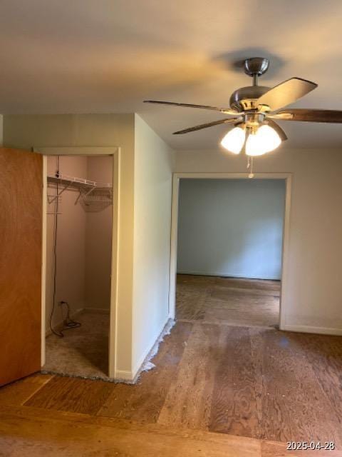1912 18th St, Huntsville, TX 77340 - hallway with wood finished floors and baseboards