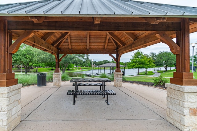 19303 Hamilton Hills Dr, Cypress, TX 77433 - view of property's community featuring a gazebo, a yard, and a patio area