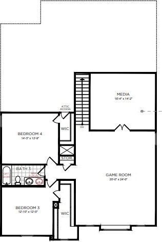 15198 Prairie Mill Dr, New Caney, TX 77357 - view of home floor plan