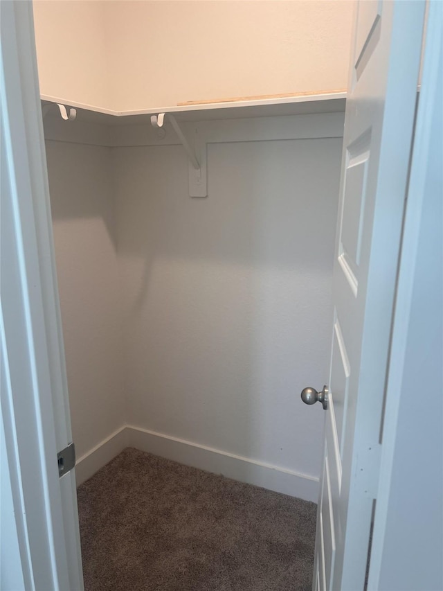 15198 Prairie Mill Dr, New Caney, TX 77357 - walk in closet featuring dark carpet