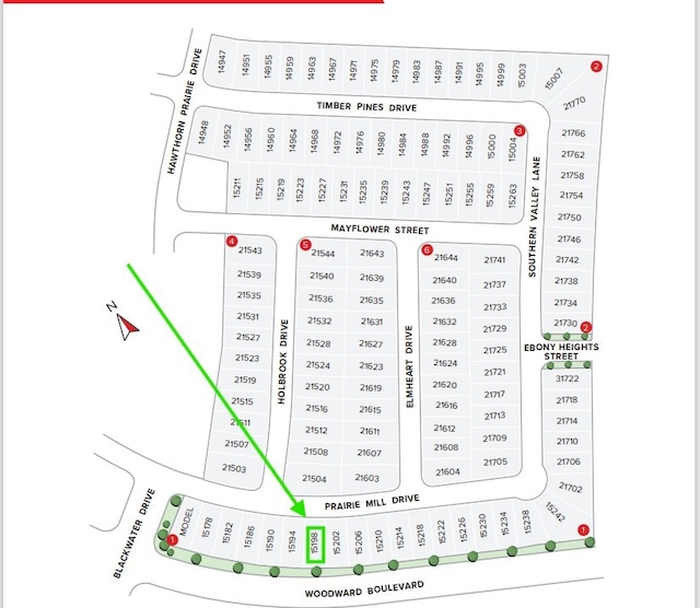15198 Prairie Mill Dr, New Caney, TX 77357 - parcel map