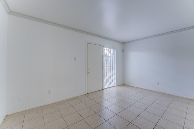 7938 Leonora St Unit B19, Houston, TX 77061 - unfurnished room with light tile patterned floors and ornamental molding