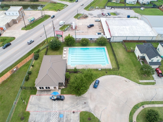 21514 Skyla Cir, Humble, TX 77338 - aerial view of a pool area