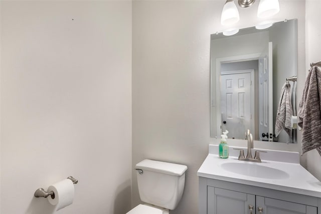 18406 Bristol Bay Ct, Humble, TX 77346 - half bathroom with toilet and vanity
