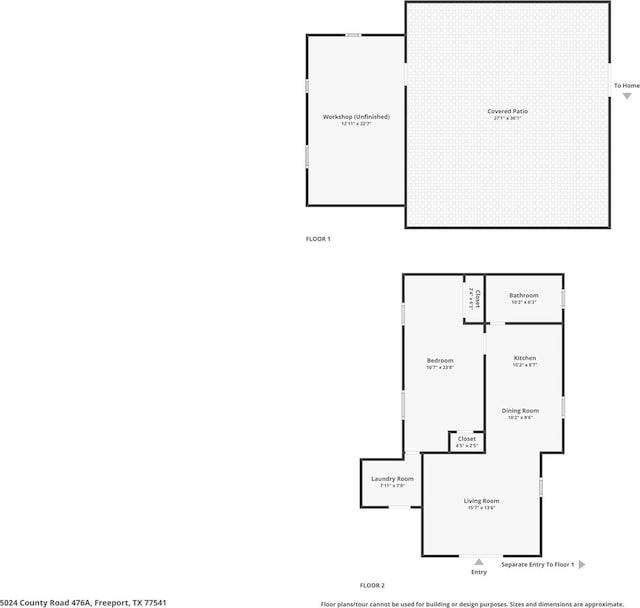 5024 County Road 476a, Freeport, TX 77541 - property floor plan