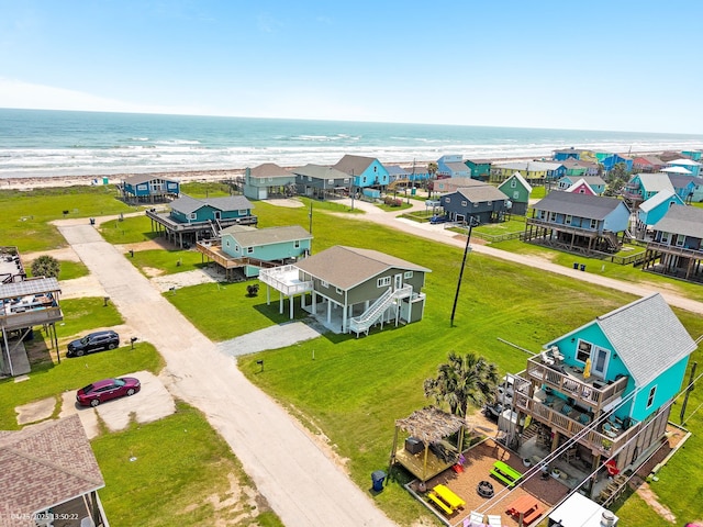 119 Nesmith Pl, Surfside Beach, TX 77541 - aerial perspective of suburban area with a large body of water