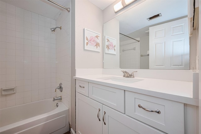14555 Wunderlich Dr Unit 2307, Houston, TX 77069 - bathroom featuring shower / bathtub combination and vanity