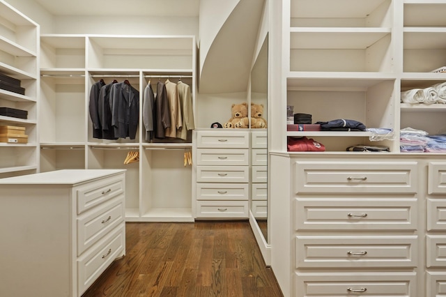 4606 W Alabama St, Houston, TX 77027 - walk in closet featuring dark wood-style flooring