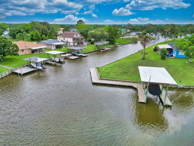 5361 County Road 868e, Brazoria, TX 77422 - bird's eye view of a nearby body of water