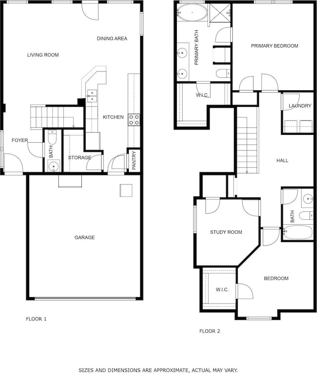 15914 Langhamwood Ln, Houston, TX 77084 - floor plan / room layout