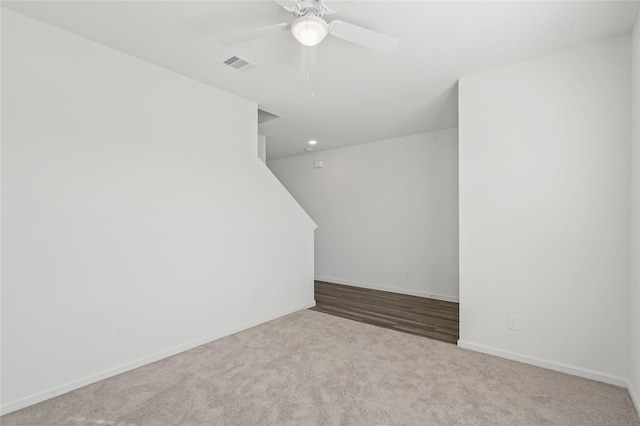 27214 Leeward Jetty Dr, Katy, TX 77493 - additional living space with carpet, ceiling fan, and baseboards