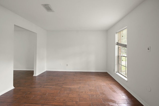 2211 Willow Point Dr, Houston, TX 77339 - spare room featuring dark wood-style floors and baseboards