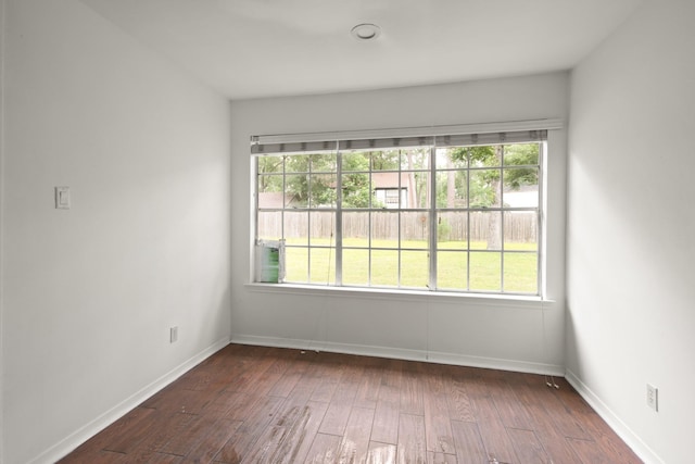 2211 Willow Point Dr, Houston, TX 77339 - spare room featuring hardwood / wood-style flooring and baseboards