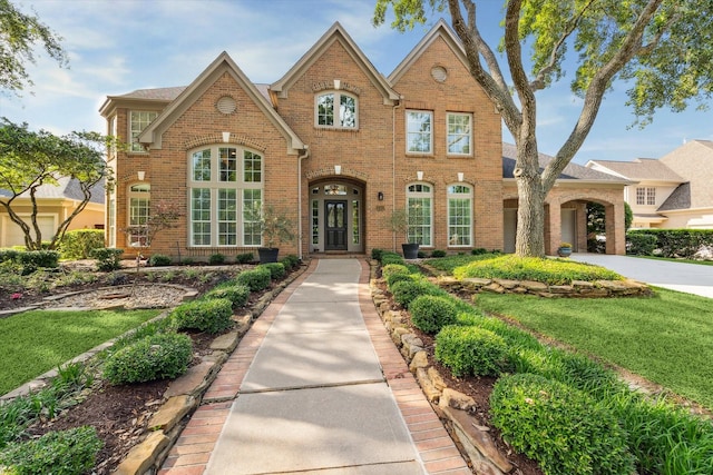 15411 Parkwood Way, Houston, TX 77059 - view of front of house featuring brick siding and a front yard