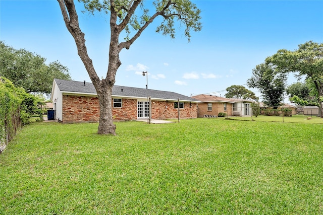 view of yard with a patio