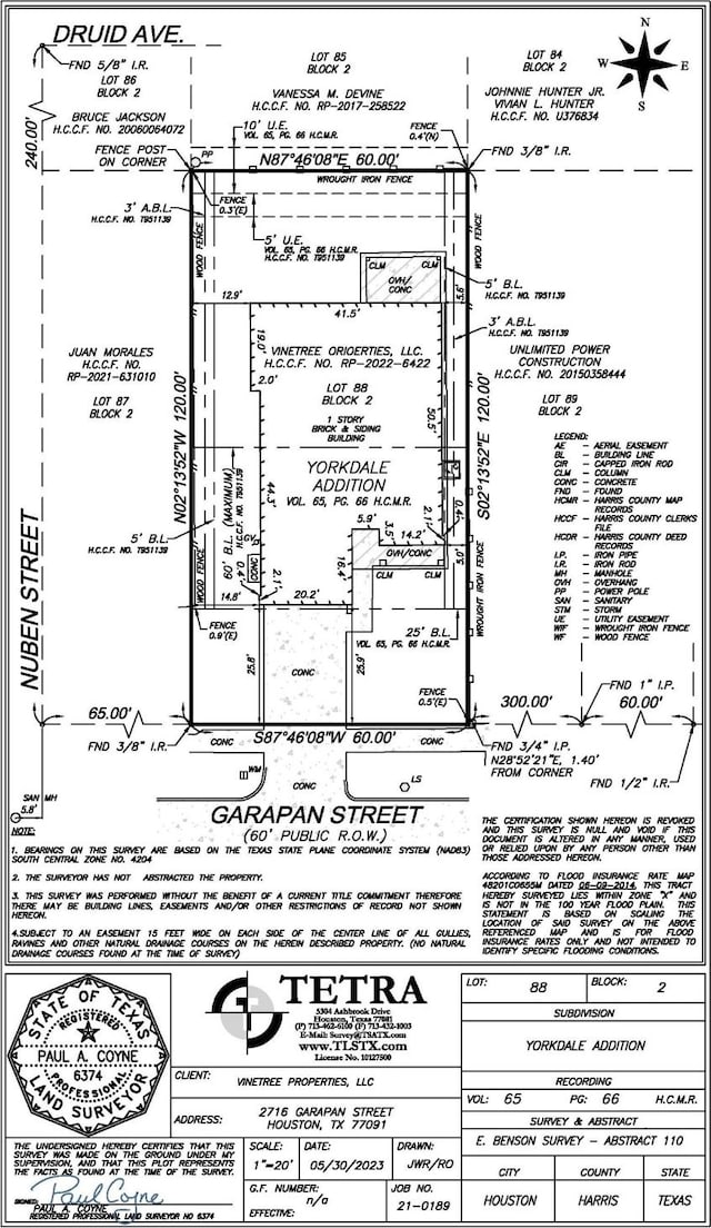 survey map / technical document