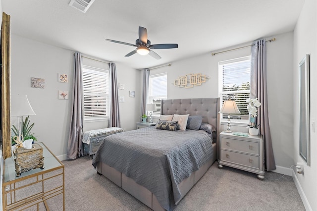 6804 Westview Dr Unit 2207, Houston, TX 77055 - carpeted bedroom with a ceiling fan and baseboards