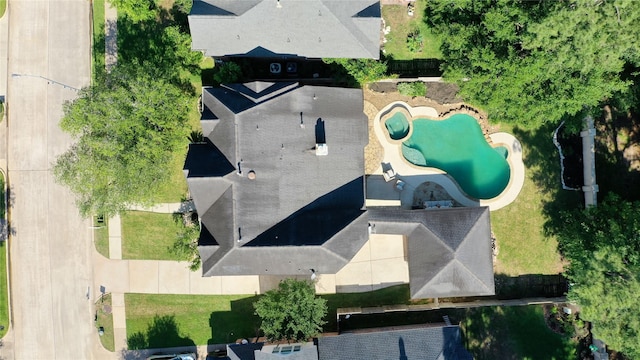 16219 Haden Crest Ct, Cypress, TX 77429 - aerial view of a pool area