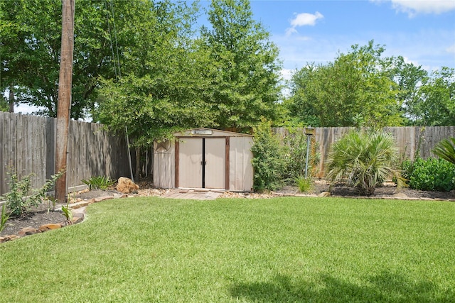 21410 Glenbranch Dr, Spring, TX 77388 - view of yard featuring a shed and an outdoor structure