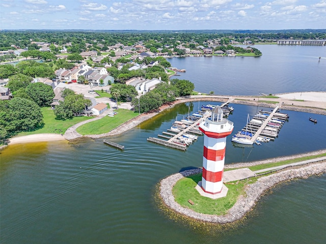 1924 Clipper Ct, Willis, TX 77318 - drone / aerial view of a nearby body of water