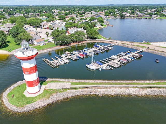 1924 Clipper Ct, Willis, TX 77318 - aerial view of a large body of water and numerous boat docks