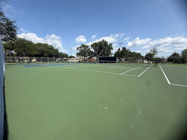 1924 Clipper Ct, Willis, TX 77318 - view of tennis court with fence