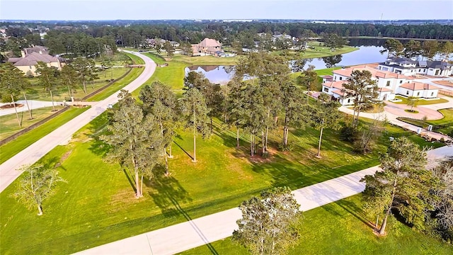 1 Steeldust Ct, Tomball, TX 77377 - aerial view of residential area with a large body of water