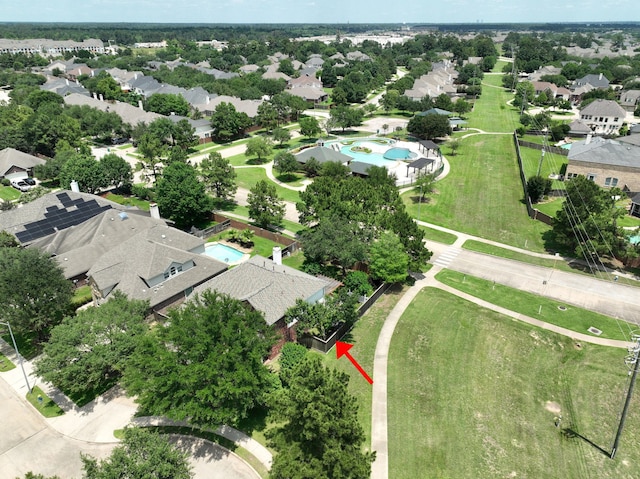 10606 Maidstone Manor Ct, Spring, TX 77379 - aerial view of property's location with nearby suburban area
