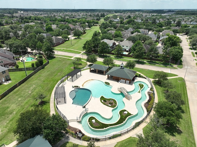 10606 Maidstone Manor Ct, Spring, TX 77379 - bird's eye view of a pool