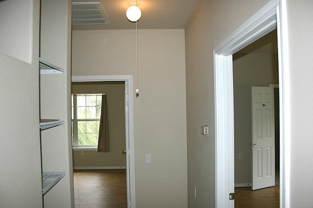 104 Longstreet Rd, Willis, TX 77378 - hall featuring wood finished floors and baseboards