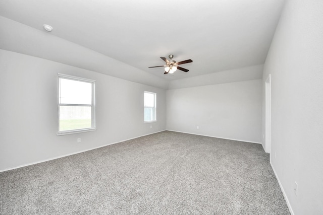 4727 Lombardy Fire Trl, Katy, TX 77449 - unfurnished room featuring carpet flooring, ceiling fan, and baseboards