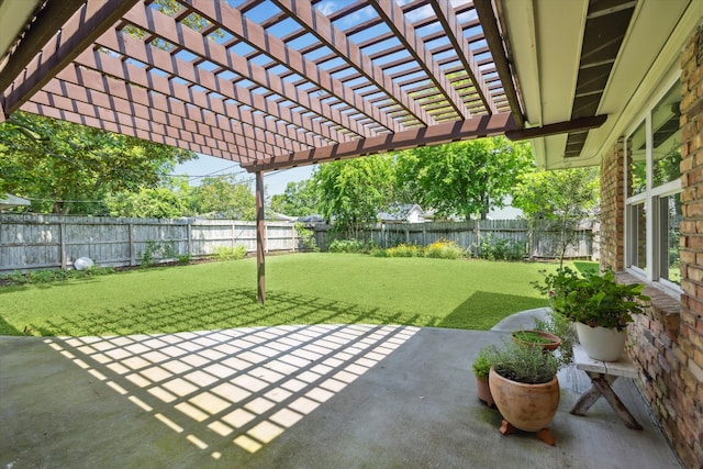 5402 Indigo St, Houston, TX 77096 - view of patio featuring a pergola