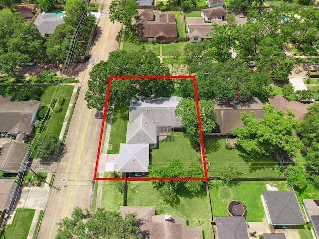 5402 Indigo St, Houston, TX 77096 - aerial perspective of suburban area