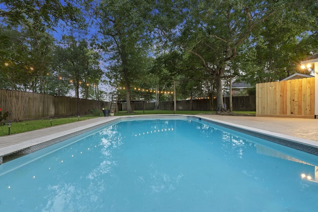 6503 Ambercrest Ct, Spring, TX 77389 - view of pool with a fenced backyard
