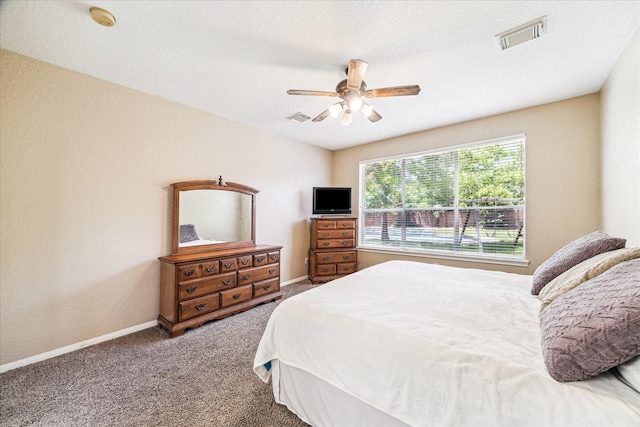 3119 Five Oaks Dr, Missouri City, TX 77459 - carpeted bedroom featuring ceiling fan and baseboards