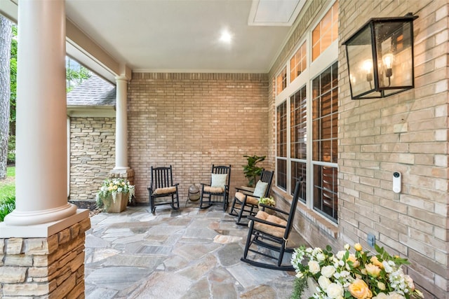 1924 Boulder Ridge Dr, Conroe, TX 77304 - view of covered porch